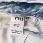 Pistola Lennon Bootcut Jeans Womens 27 Denim High Rise Distressed Fray Hem Crop Photo 4