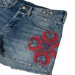 Lucky Brand  Embroidered Mid Rise Denim Boy Shorts 6/28 Photo 8