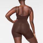 SKIMS  Seamless Sculpt Mid Thigh Bodysuit in Espresso Brown NIB Photo 5