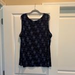 Catherines 3X Navy Diamond Pattern Tank Top Blue Photo 2