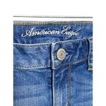 American Eagle Bermuda Jeans Shorts Womens 6 Distressed Stretch Denim Grunge Y2K Photo 4