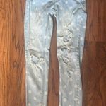 Mossimo distressed, polka dot, skinny jeans Blue Size undefined Photo 0