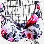Cacique  Bra 40D Floral White Pink Black Lightly Lined Full Coverage Unde… Photo 0