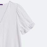 West Kei  White Camryn Clip Dot Top Photo 5