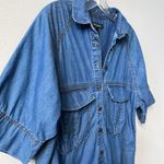 Banana Republic  Chambray Denim 3/4 Sleeve Collared Dress Size Small Photo 2