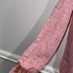 Lafayette 148 shirt linen tencel blend small long sleeve button down blouse Pink Photo 2