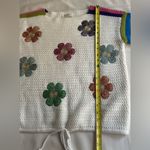 Floral Crochet Knit Sweater Photo 7