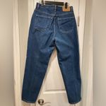 Eddie Bauer Heavyweight Blue Cotton Denim Straight Leg High Waist Jeans Size 12P Photo 7