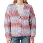Lucky Brand Size XL:  Ombré Button Front Cardigan Photo 2