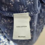 J. Jill Blue Daisy Floral Print Sleeveless Dress Size Medium Photo 6