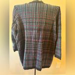 Isaac Mizrahi  Women's Cardigan Sweater Blue Pink Black Plaid Button Front Sz 2x Photo 2
