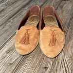 Birdies loafers Brown tan size 8 Tassel Loafers suede leather memory foam Photo 2