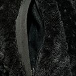 Simply Southern Women's Pullover Sweatshirt Fuzzy Teddy Bear Black Mock Neck M Photo 5