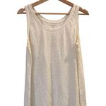 Eileen Fisher M organic linen Women's White Sleeveless Top Photo 1