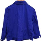 Per Se  Women's Navy Blue Zip Up Jacket Size 12 New Without Tags Photo 1