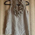 J.Crew  100% Silk Top Blouse Womens Shirt Tank Formal Clothing Poka Dot Size 0 Photo 0