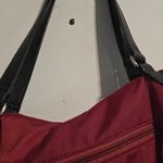 Sondra Roberts  Red and Black Quilted Shoulder Bag Photo 5