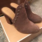 Michael Kors Tan Suede Mules Photo 0