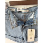 Levi's Premium Women's High Waisted Mom Shorts Denim Blue Size 26 NWT Photo 7