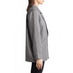 Treasure & Bond Herringbone Oversized Blazer Grey Charcoal NWT XS Photo 2