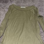 We The Free  Khaki Ribbed Top Photo 0