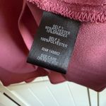 Torrid Womens Blouse Sz 0 12 Peplum Crepe Mesh Inset Top Mesa Rosa Pink Photo 8