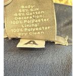 Ann Taylor VTG  NWOT Slip Dress SZ 6 Silk Dark Blue Romantic Lace Feminine Ruffle Photo 4