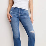 Good American Good Straight Distressed Raw Hem Size 16 Photo 0