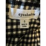 Eyeshadow  Black & White Gingham Checkered YTK Mini Skirt Junior Size 5 Photo 3