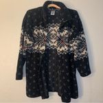 Vintage Fair Isle Sherpa Teddy Button Up Coat Size L Size L Photo 1