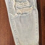 Missguided Light Blue Wash Riot Vintage Distress Mom Jeans Photo 4