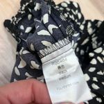 Boutique palazzo Black White Print Elastic Waist Pants tie Size Medium Photo 5