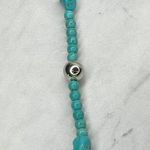 Faux Turquoise Beaded Cross Stretch Necklace Photo 6