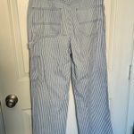 H&M Blue stripe Carpenter Dad Jeans Photo 1
