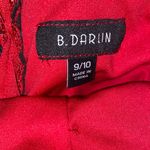 B Darlin Red Sequin Prom Dress Photo 3