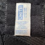 Vintage 1990's Y2K Black Lacey Goth Strapless Bustier Bra Low Back Underwire 34D Size M Photo 8