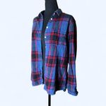 G.H. Bass & Co. blue and red plaid button Photo 4