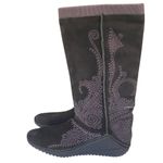 Puma Monsoon Boots Knee High Purple Suede Leather Size 7.5 Photo 6