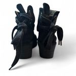 Fly London  Yama Black Suede Wedge Ankle Boots Size 37 EU Platform Comfort Photo 3