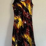 🦋 The Hawaiian Original Black Red Yellow Vacation Beach Mini Dress Small Photo 3