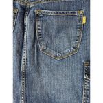 Vibrant MIU Size L Cargo Denim Midi Skirt Blue Y2K Country Coastal Cowgirl NWT Size L Photo 5