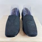 Cosmopolitan VTG 90s Women’s Loafer Square Toe Black Quiet Luxury Leather Fabric 8.5 Photo 1