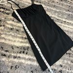 Abercrombie & Fitch Black Ruched Mini Slip Dress with Straps Size Small Photo 7