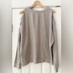 All Saints Rosen Unai Sweatshirt, light‎ grey with dark rose print, size S EUC Photo 4