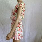 Pins and Needles Pink Floral Ruffle Romper Photo 1