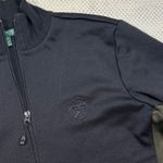 Ralph Lauren Lauren Ralph Active Track Jacket Full Zip Olive Green Athletic Black‎ Womens L Photo 3