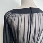 Alberta Ferretti Black Bodycon Pencil Cocktail Holiday Party Dress Size 4 Photo 8