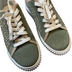 Voile Blanche MAIORCA FLAT SUEDE AND FABRIC SNEAKERS EU38 Green Size 8 Photo 2