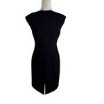 Ellen Tracy Blooms Multi Floral Sleeveless Dress Black Size 6 Photo 4