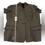 Lafayette 148 Wool Black & White Printed Single Button Long Sleeve Blazer Sz‎ 12 Photo 9